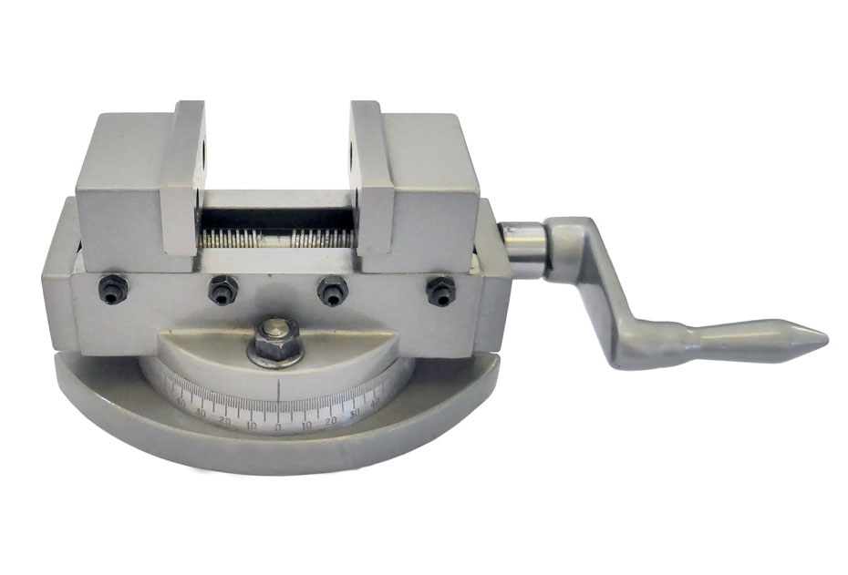 Samostředící strojní svěrák s odnímatelnou otočnou základnou čelisti 50 mm, Warco