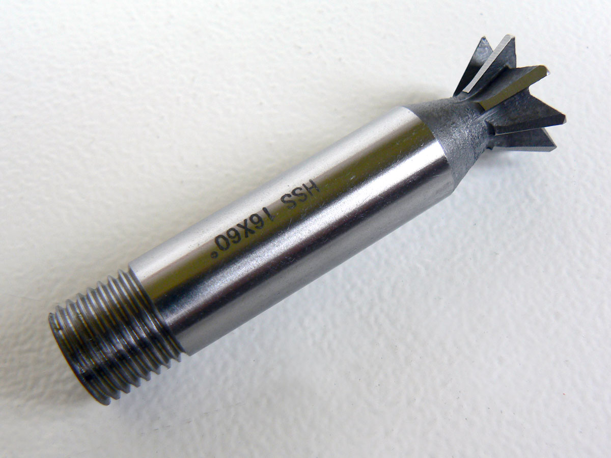 Úhlová stopková fréza 60°, HSS Cobalt  se závitem, 16 mm, Warco