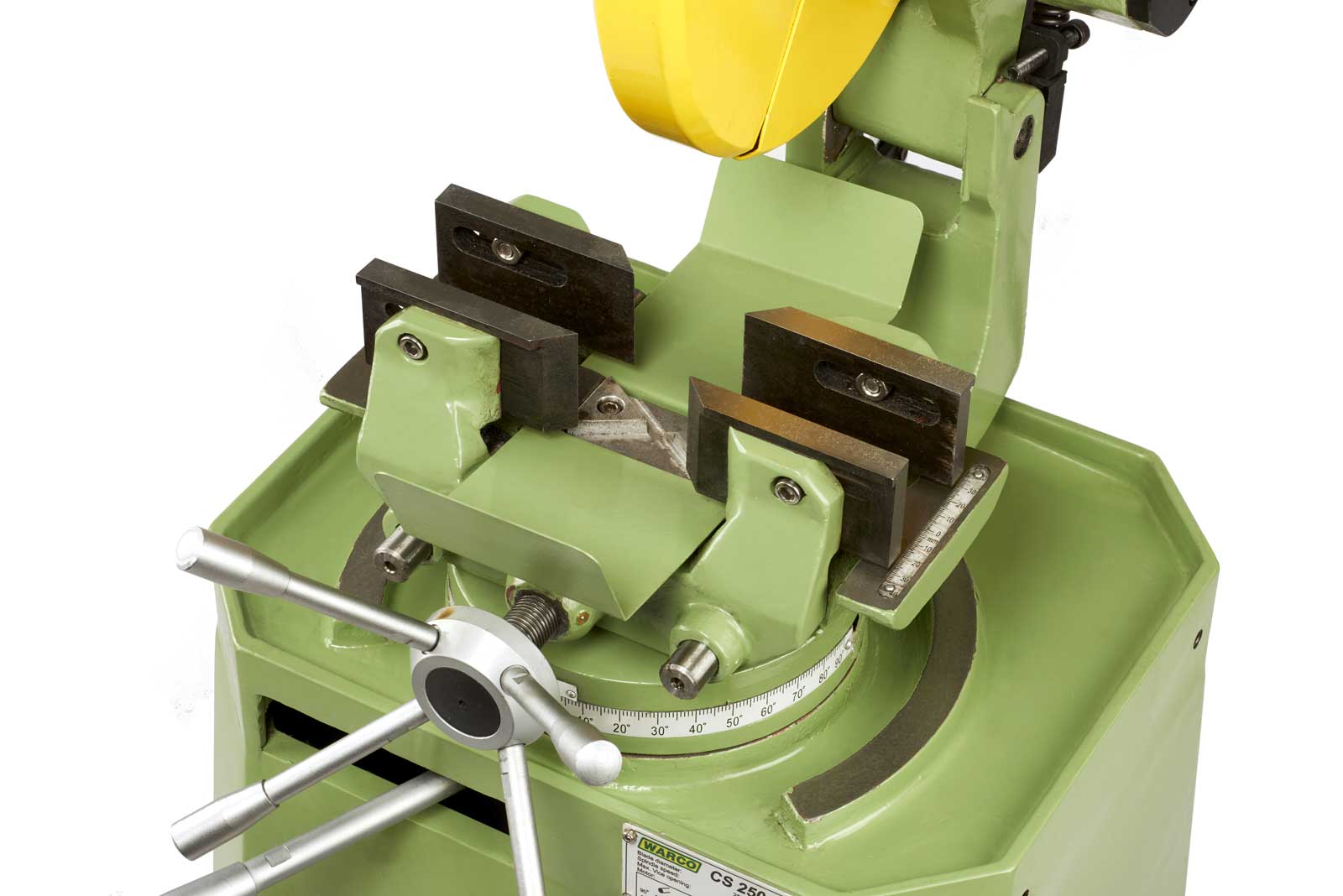 Warco CS 250 profesionální kotoučová pila na kov s podstavcem a chlazením, 1f