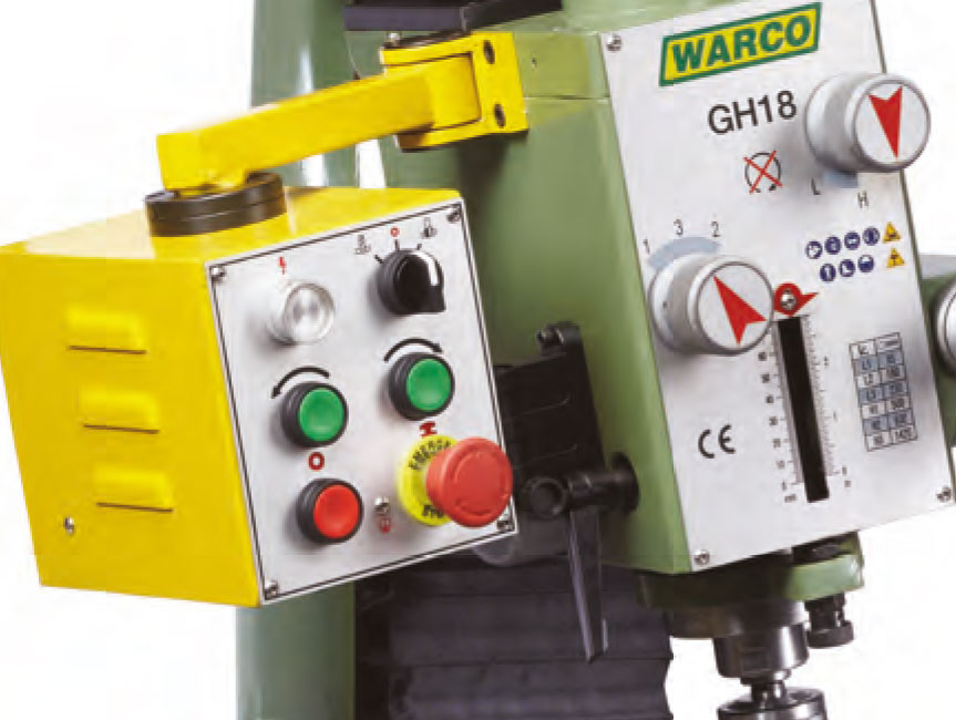 Warco GH 18, frézka na kov s převodovkou, 190 kg