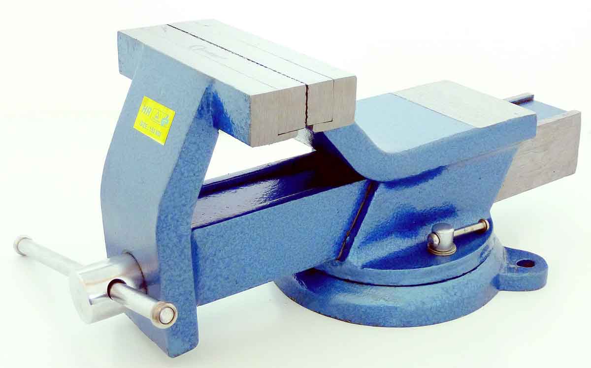 Svěrák dílenský otočný, paralelně uzavíratelné čelisti, šířka 125 mm, Condor Werkzeug