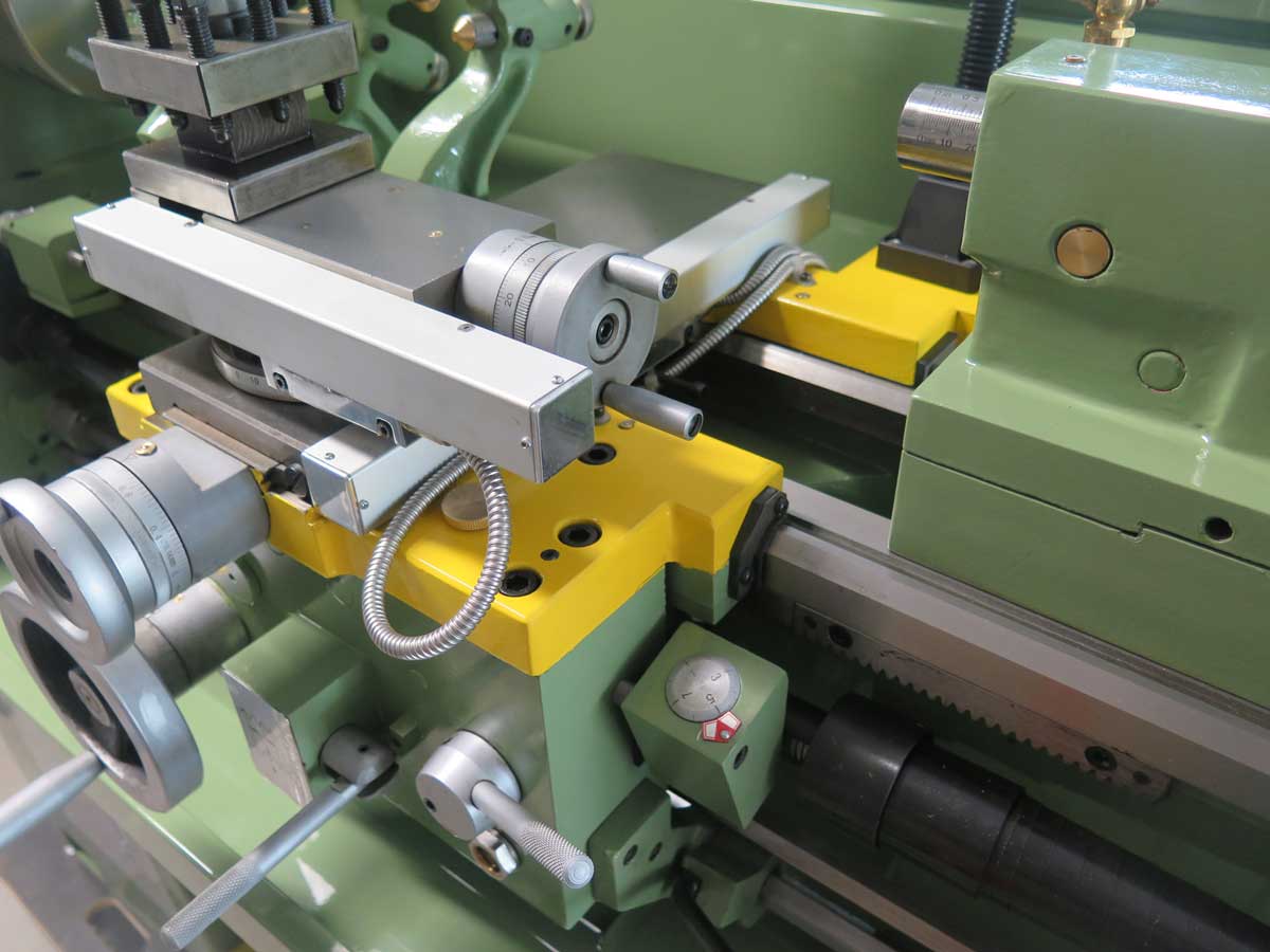 Warco GH1236, klasický hrotový soustruh na kov s převodovkou, 1f, 1.5kW - 620 kg