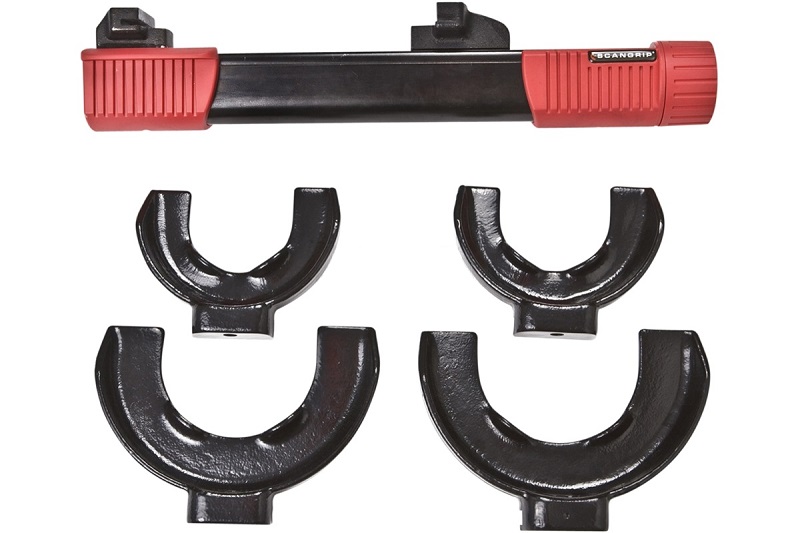 Stahovák spirálových pružin MacPherson, s nástavci, sada 6 dílů, Condor Werkzeug