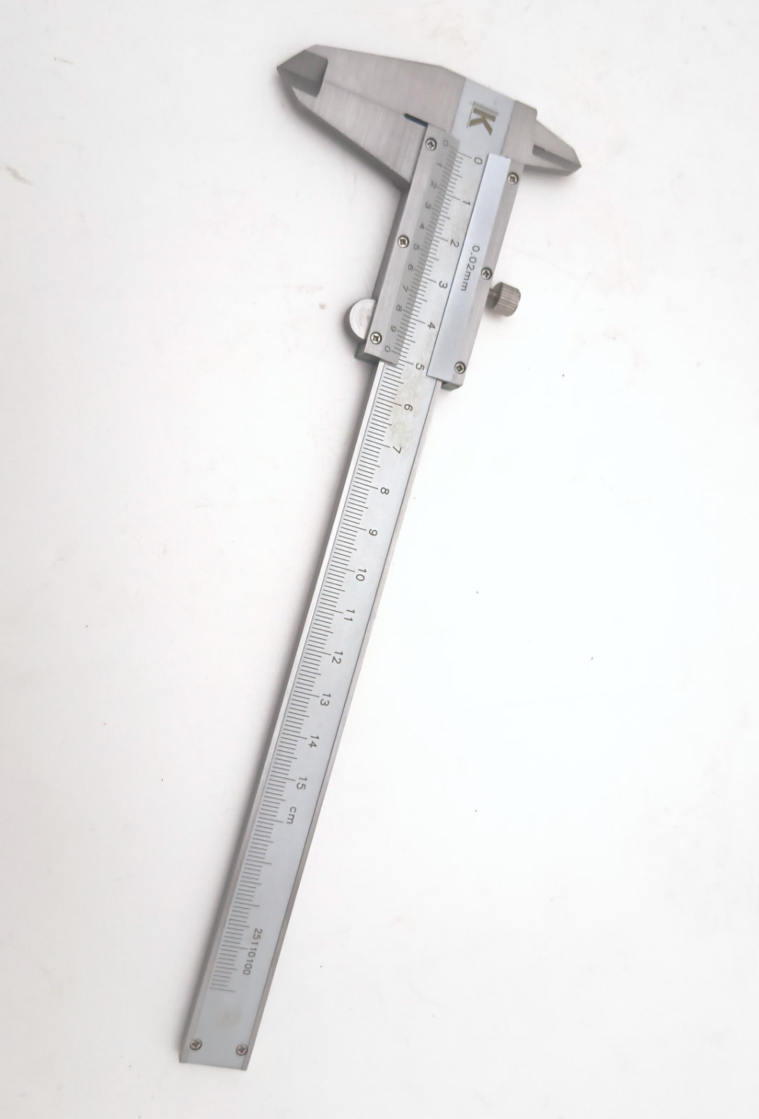 Posuvné měřítko s hloubkovým a vnitřním měřením, NEREZ, ČSN 25 1238, DIN 862, 150mm, dělení 0,02 mm, KM