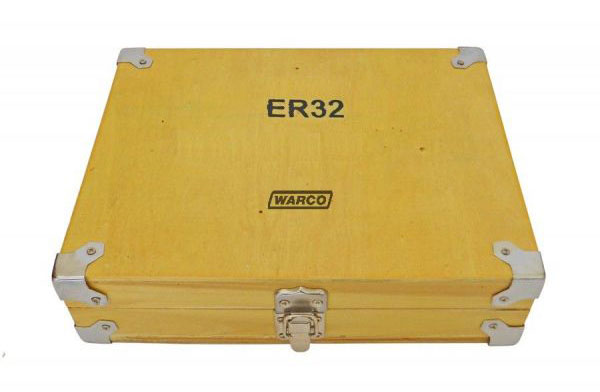 Sada kleštin ER 32, rozsah 3 - 20 mm, 18 dílů, Warco