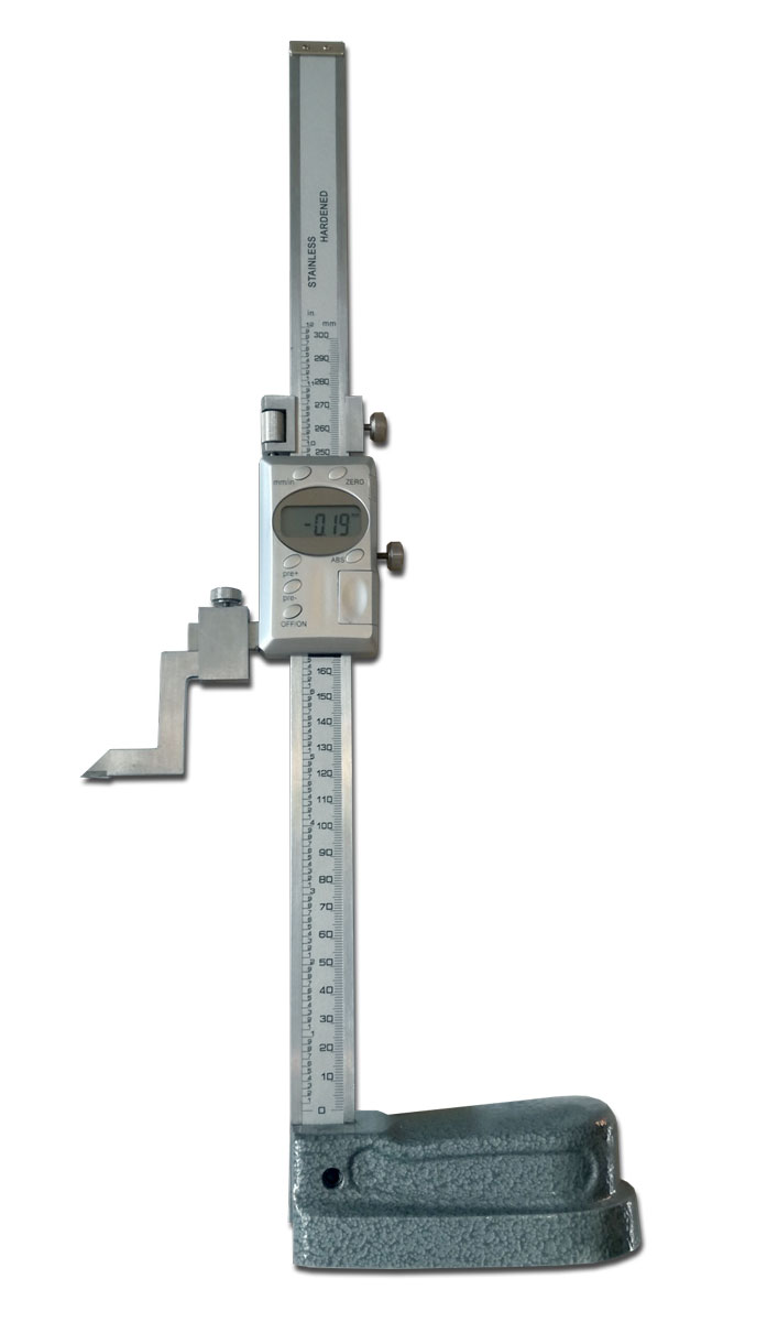 Výškoměr posuvný digitální 200 mm, metrický i palcový, Warco