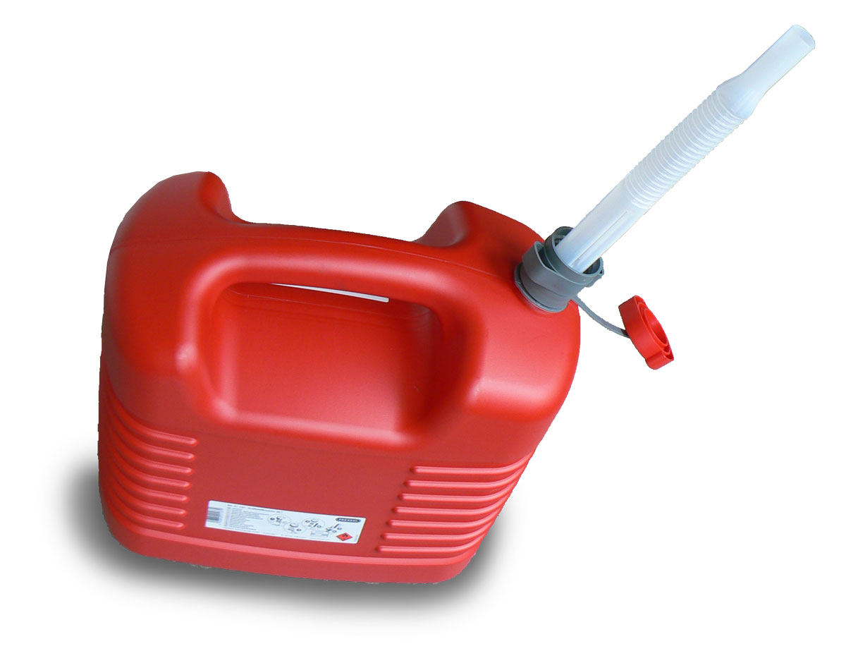 Kanystr plastový na PHM, 20l s výlevkou, Pressol