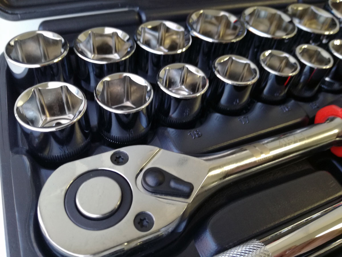 Gola sada 1/2", standardní hlavice, 27 dílů, Welzh