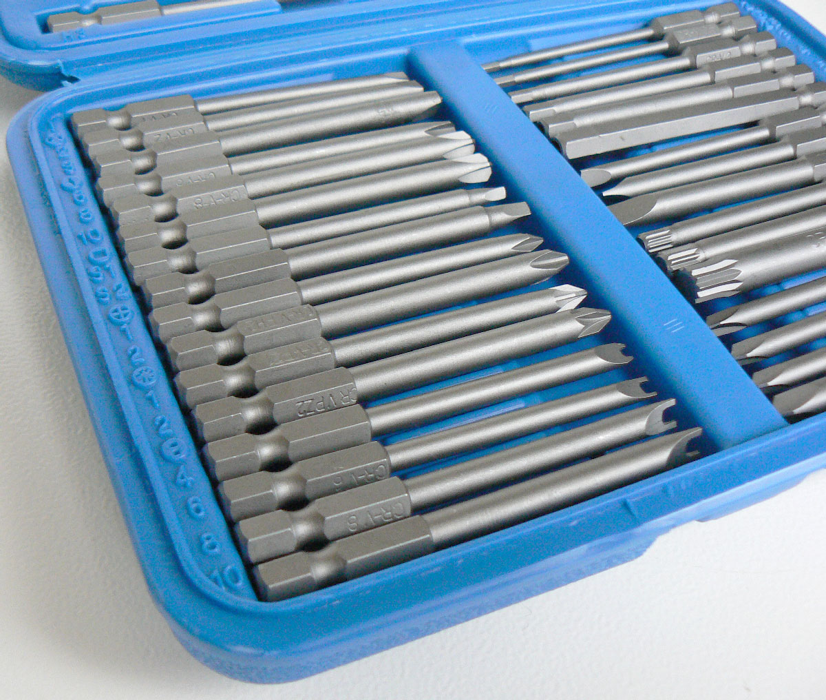 Bity 1/4", PL-PH-PZ - Inbus - Torx - Robertson, CrV, sada 55 dílů, Condor Werkzeug