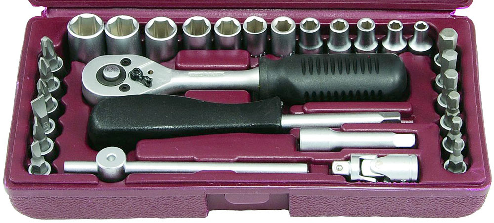 Gola sada 1/4" 4,0 - 13,0 mm, 29 dílů, Triumf