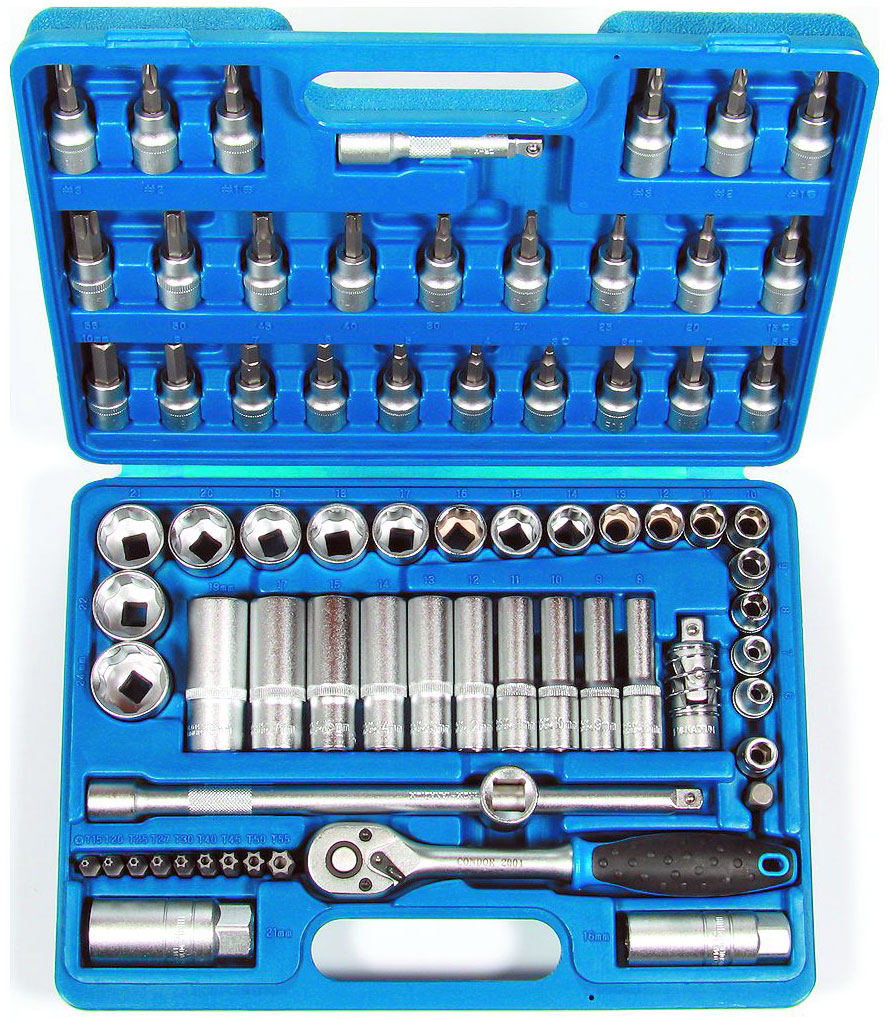 Gola sada 3/8", 6-24 mm,Super-Lock, 71 dílů, Triumf