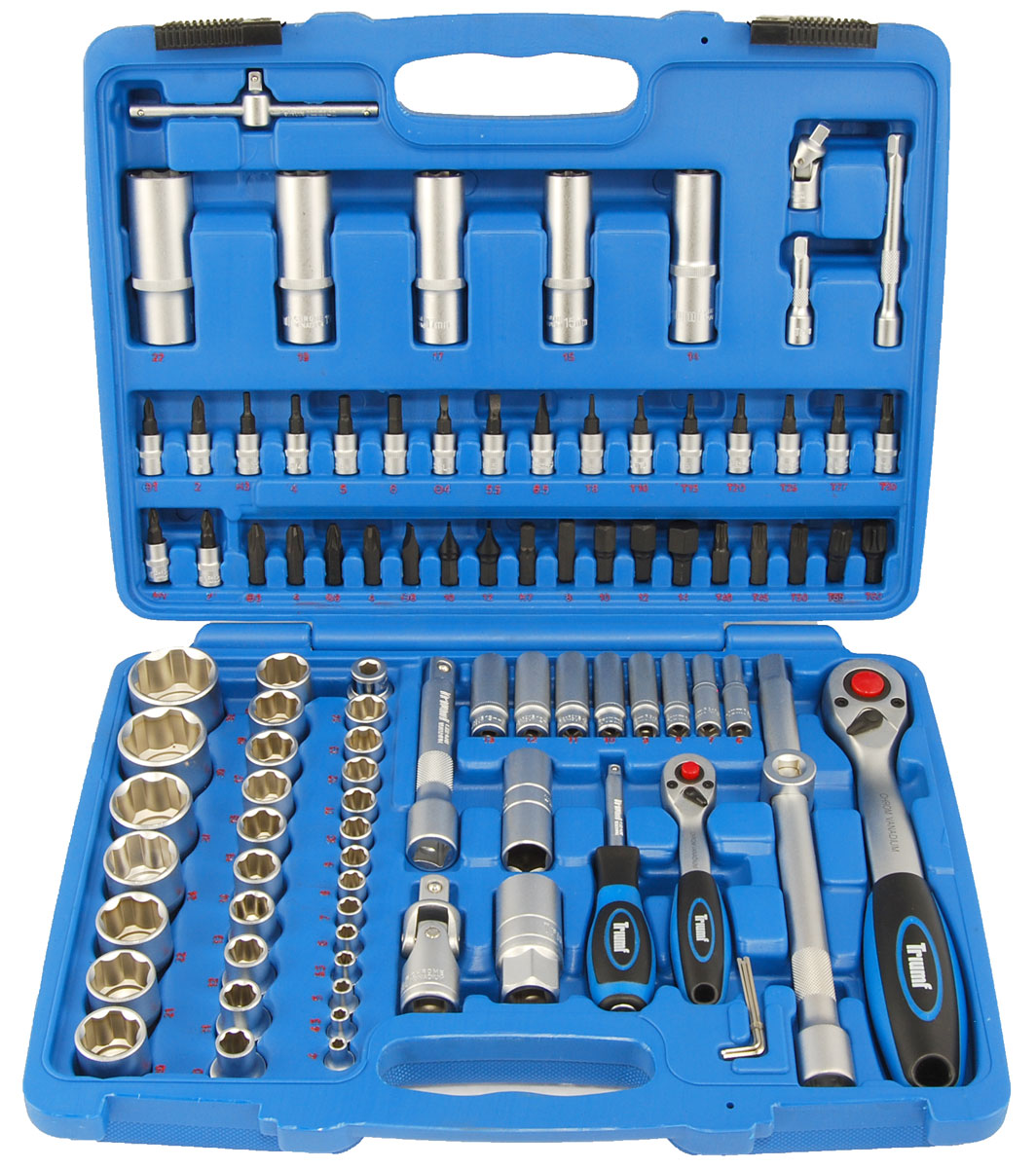 Gola sada 1/4" + 1/2", 4 - 32 mm, S2, 94 dílů, Condor Werkzeug