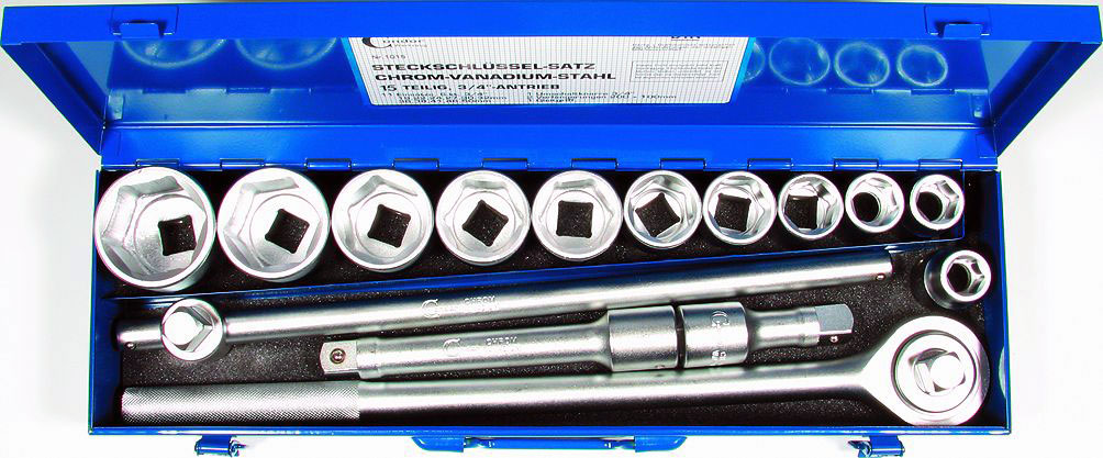 Gola sada 3/4", 15 dílů, Condor Werkzeug