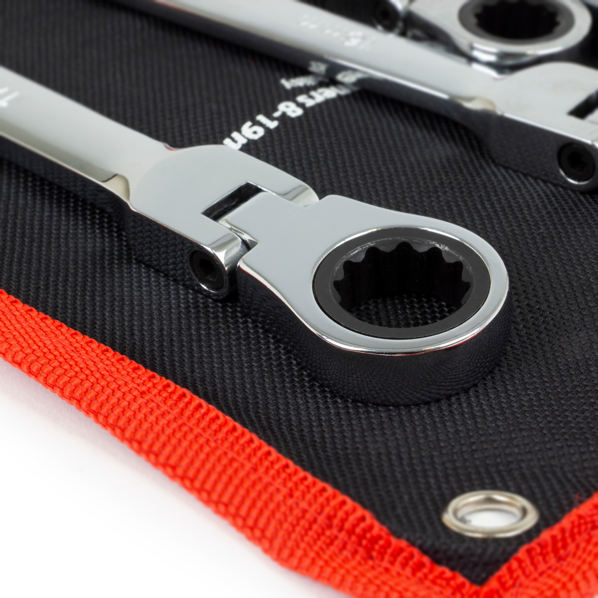 Klíče očkové ráčnové 8 - 19 mm, výkyvné, sada 6 dílů, Welzh