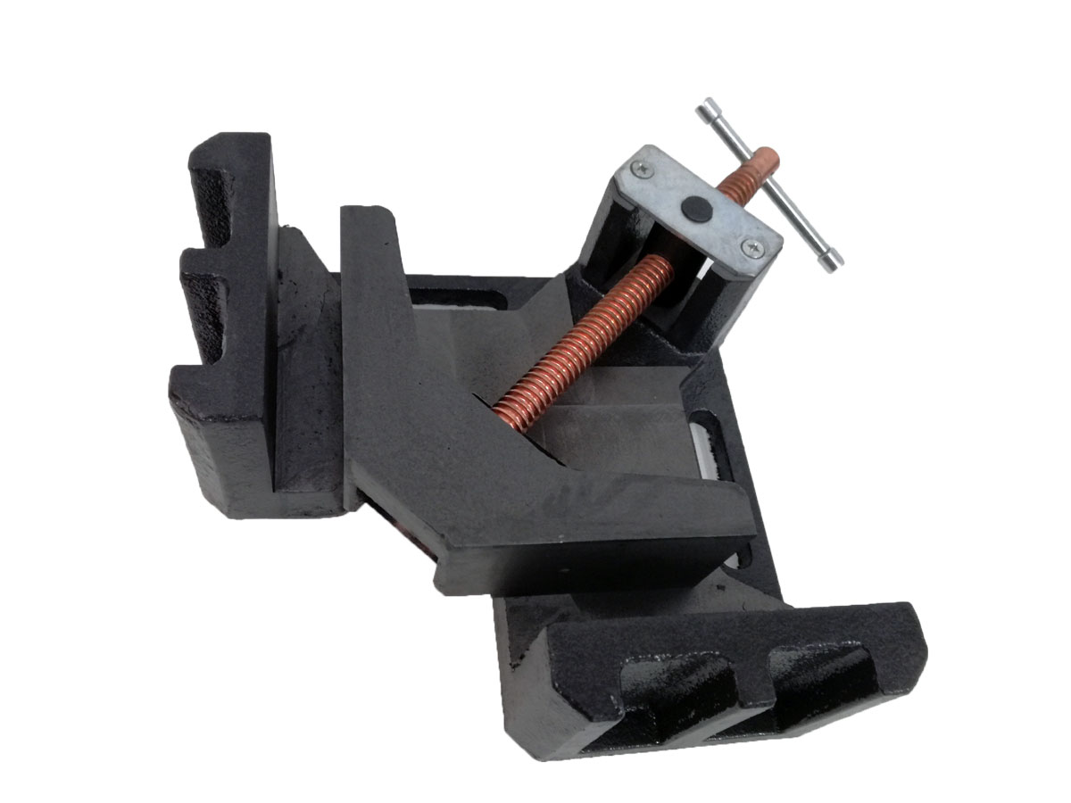 Profesionální litinový úhlový svěrák 100 mm pro svařování v úhlu 90°