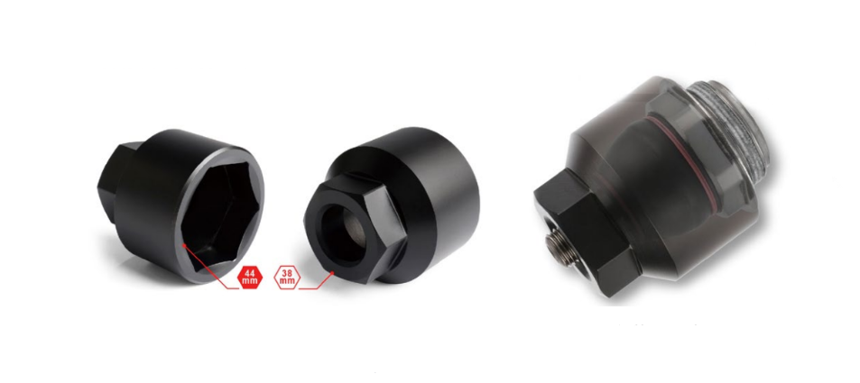 Nástrčná hlavice 44 mm, 6 hran, CrMo, Welzh