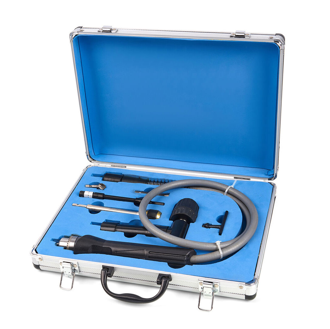 Univerzální vyvrtávací adaptér s flexi hadicí (bowdenem) pro vrtání s nástavci, sada 7 dílů