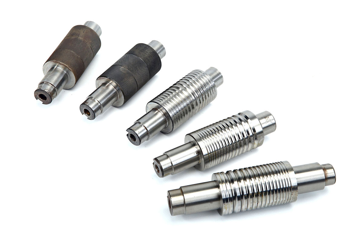 Robustní šperkařská stáčečka-rolovačka plechu se 7 rolnami, 75 mm, 24 kg