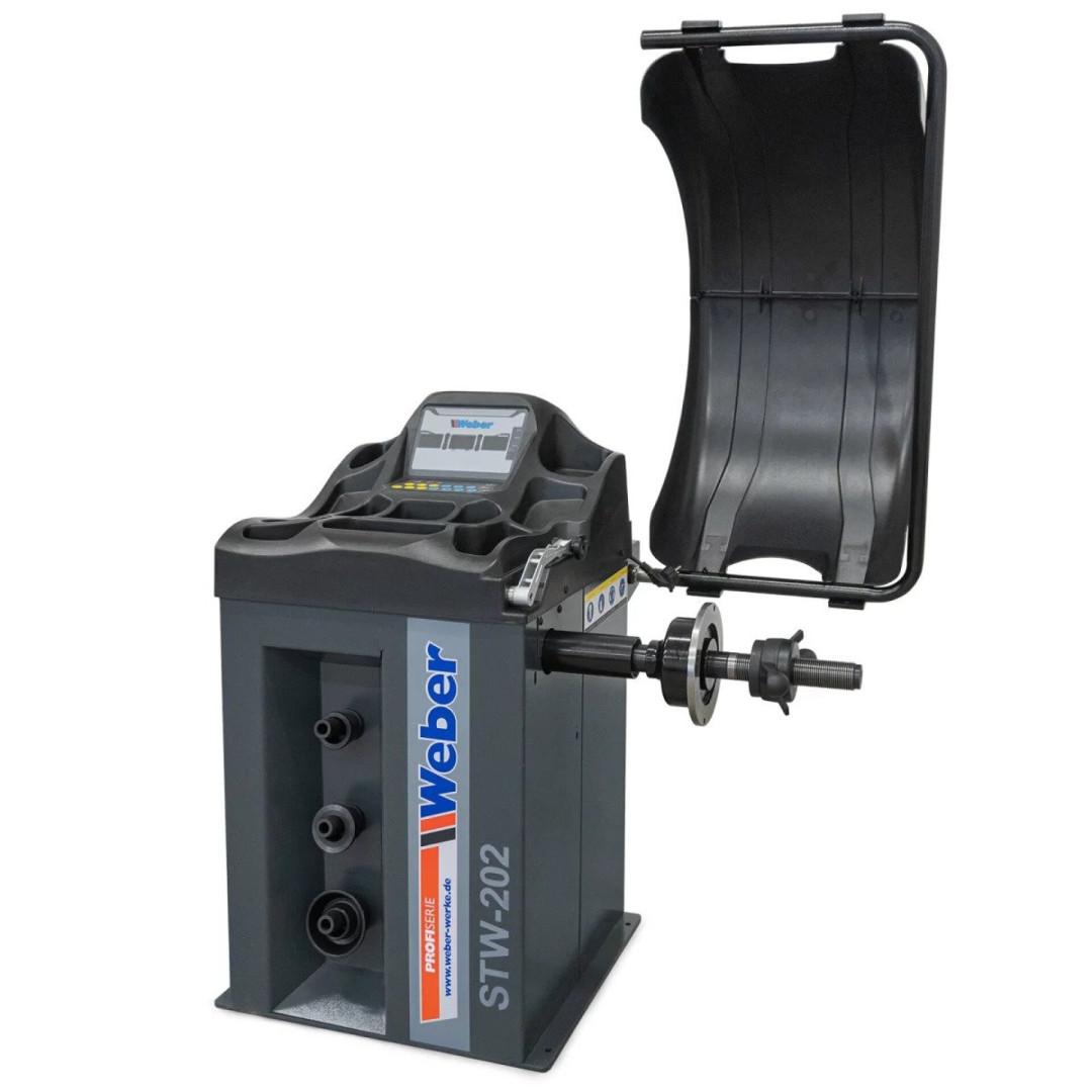 Vyvažovačka a zouvačka auto pneumatik 10" - 24", profi serie, sada 180 kg + 130 kg, Weber
