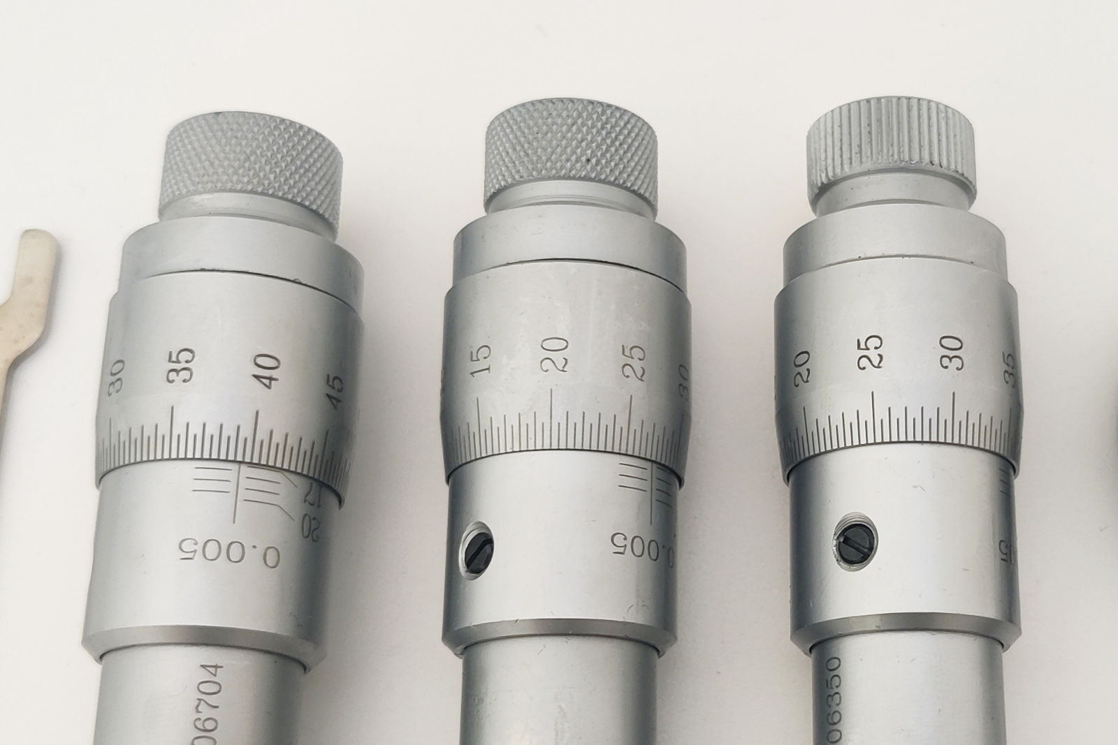 Mikrometr třídotekový 11 - 20 mm, sada, DIN 863, KM