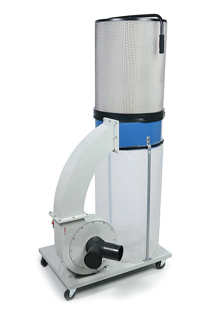 Mobilní profesionální odsávač prachu a pilin "200" s mikrofiltrem, 1.5 kW, 230 V, 2500 m3/hod.