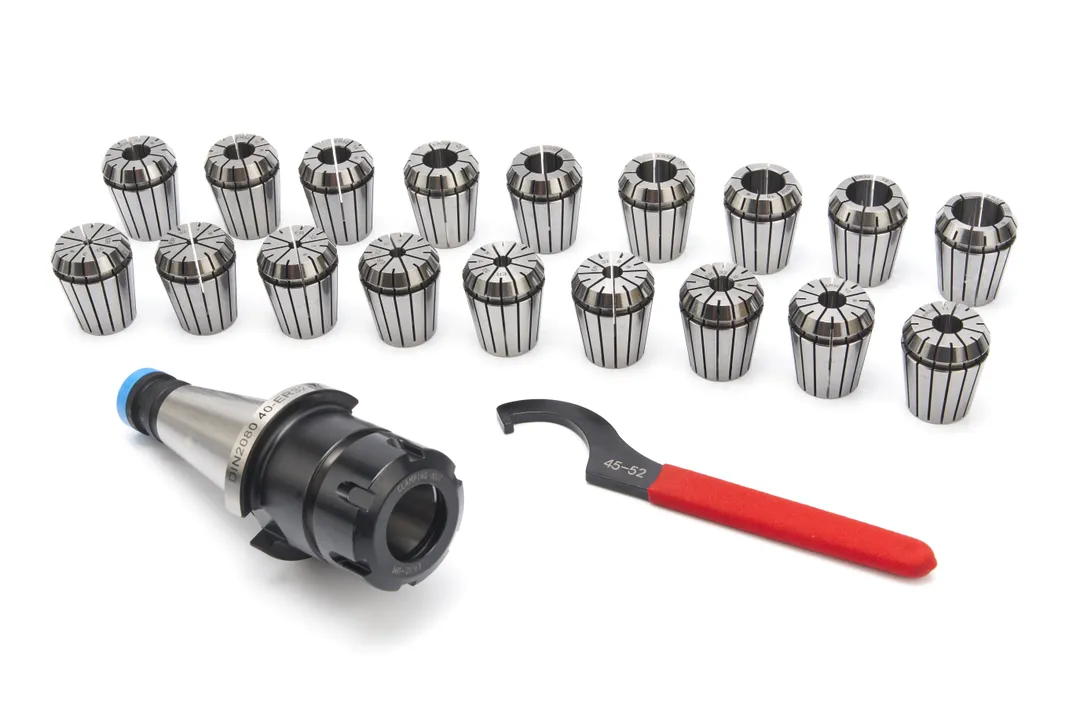 Držák kleštin ER 32, kužel ISO 40, 3 - 20 mm, sada 20 dílů