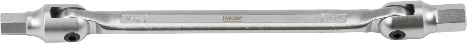 Sada Inbus klíčů s výkyvnou hlavou CrV, 2-14 mm, 5 dílů, Welzh