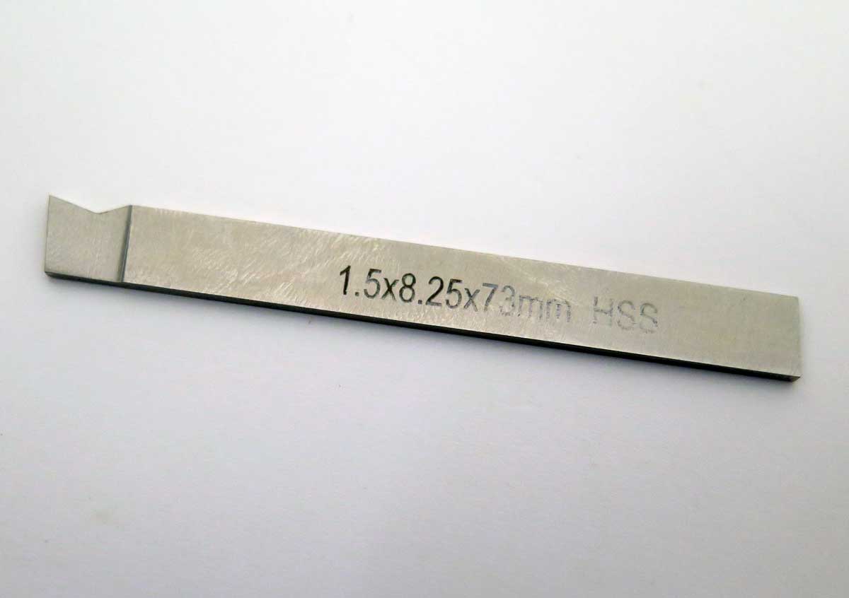 Náhradní HSS plátek pro upichovací držák 2042-TT a 2265-TT