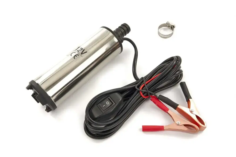 Nerezové ponorné čerpadlo / pumpa na olej, naftu a vodu, 60 W, 12 V