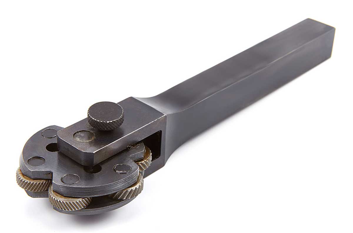 Rádlovací držák jednostranný 6 rolen, 12 x 12 mm