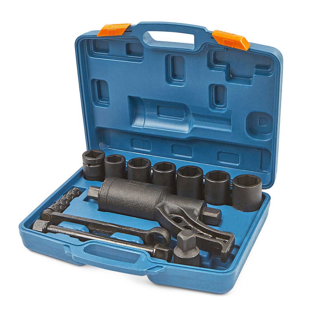 Násobič kroutícího momentu 1", 1:64, 5000 Nm, sada 11 dílů