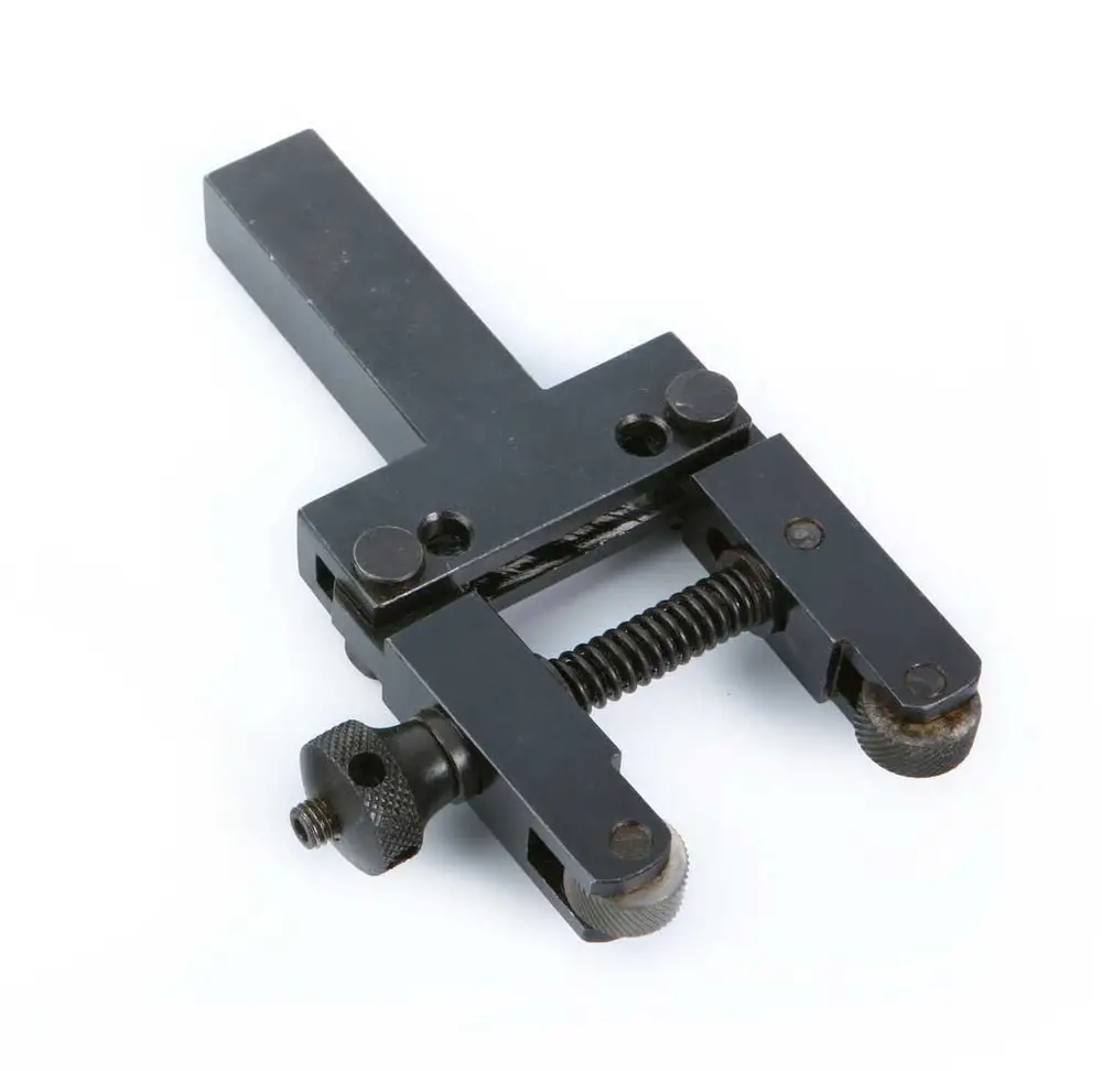 Rádlovací držák kleštinový, stavitelný, dřík 10 mm, délka 143 mm