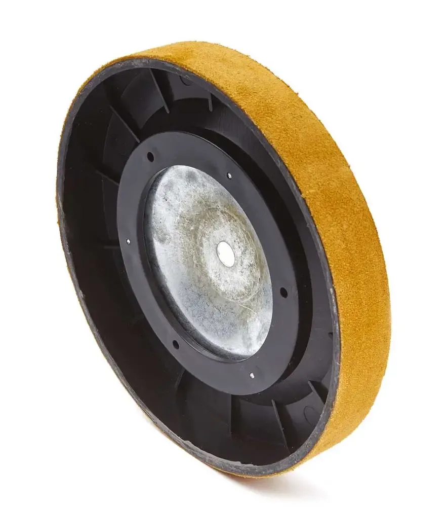 Náhradní kožený obtahovací / leštící kotouč, rozměry 200 x 30 x 12 mm