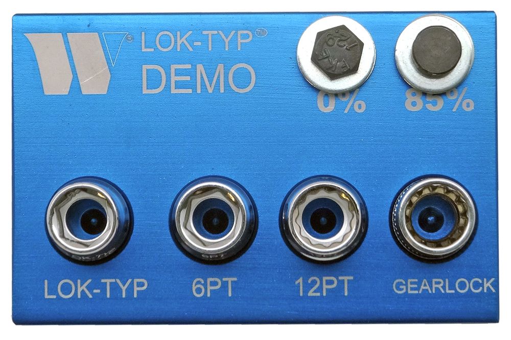 Nástrčná hlavice tvrzená 1/2", Lok-TYP, 6 hran, 10 mm, CrMo, Welzh