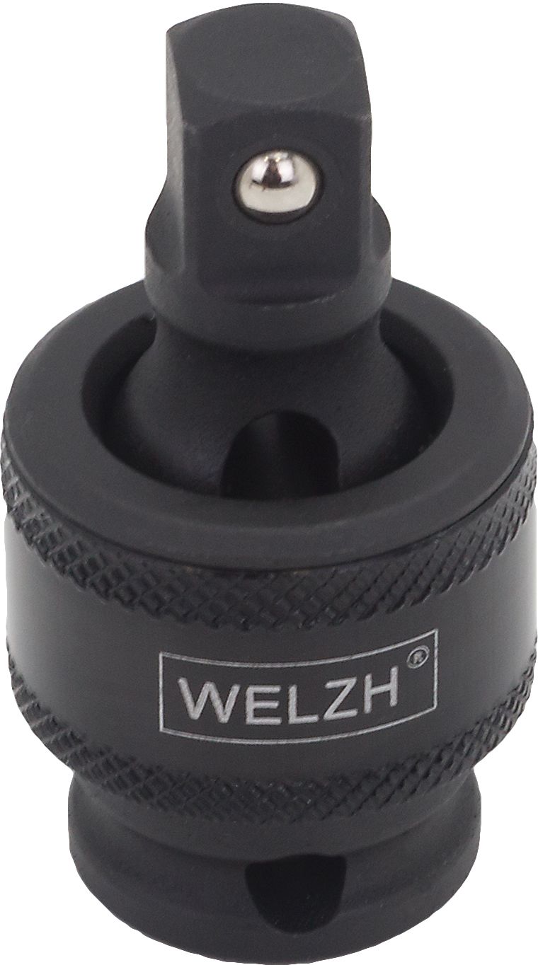 Adaptéry nástrčné s kloubovou hlavou 1/2"-3/8"-1/4", pro rázové utahováky, S2, sada 3 kusy, Welzh