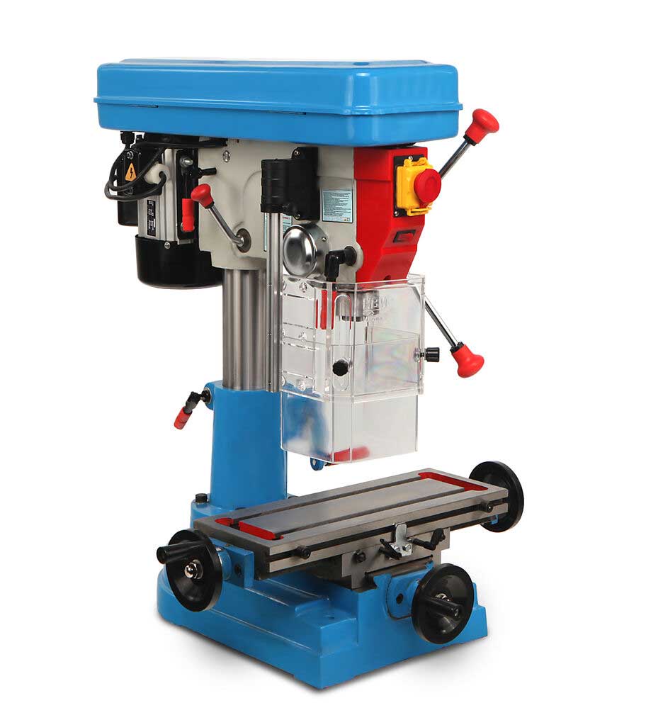 HBM 16 frézka-vrtačka s křížovým stolem, MK2, 80 kg