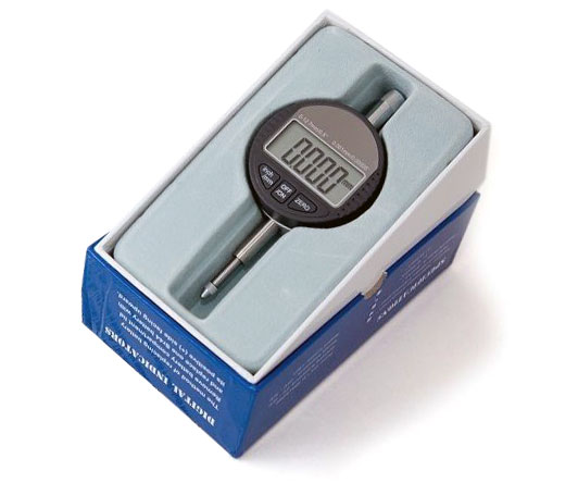 Přesný digitální odchylkoměr / úchylkoměr, metrický i palcový, 0.01 mm