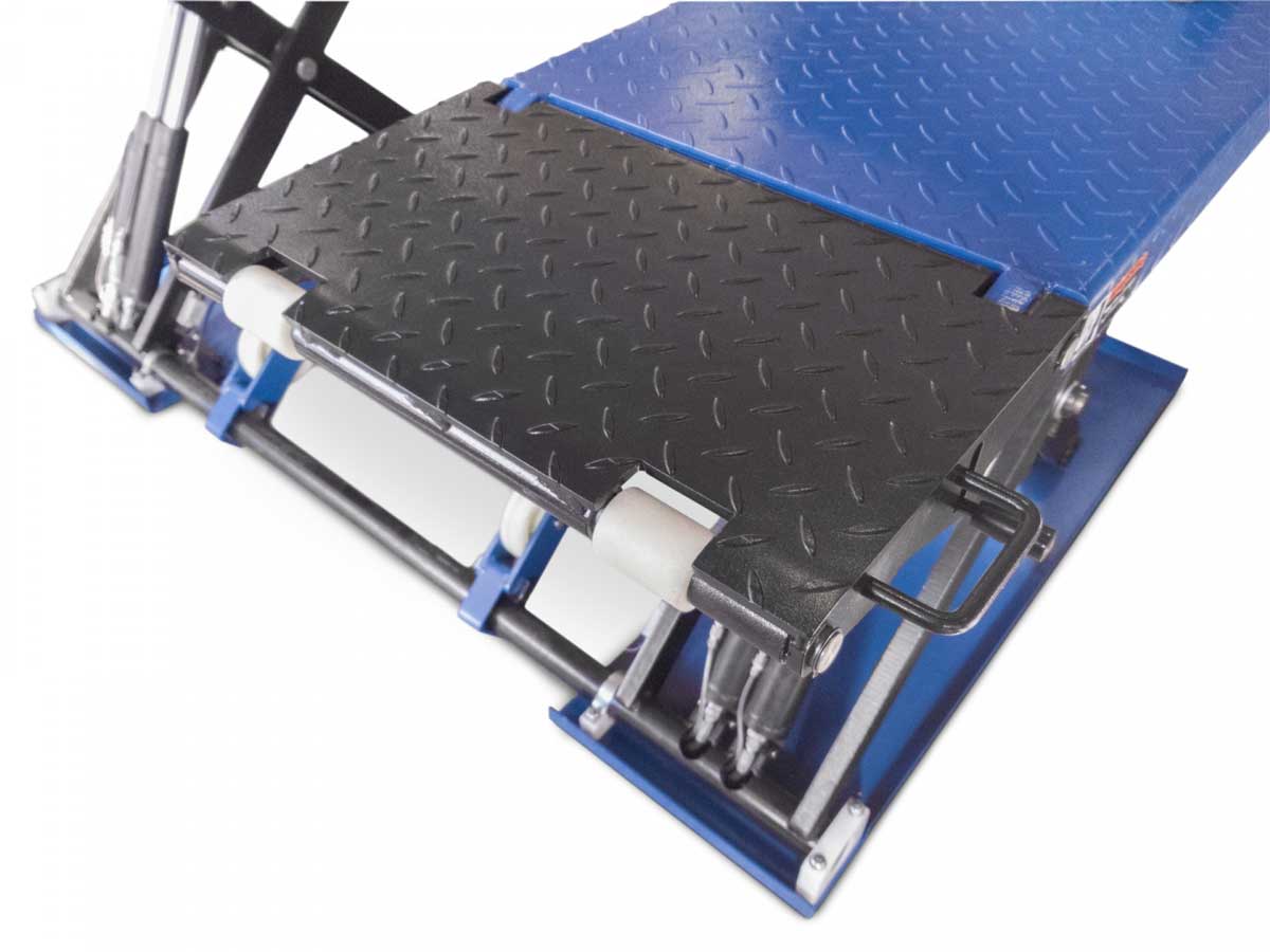 Mobilní 3,5 tunový nůžkový hydraulicko-elektrický auto-zvedák, Weber EXPERT SH-3500, 400V