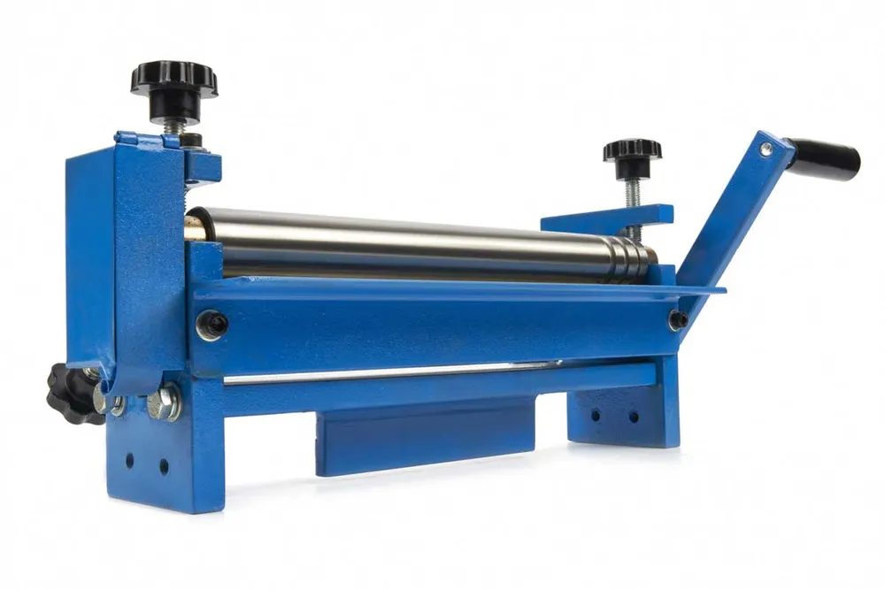 Ruční průmyslová zakružovačka-stáčečka plechu, 300 x 2.5 mm, vhodná též pro upnutí do svěráku, 15 kg