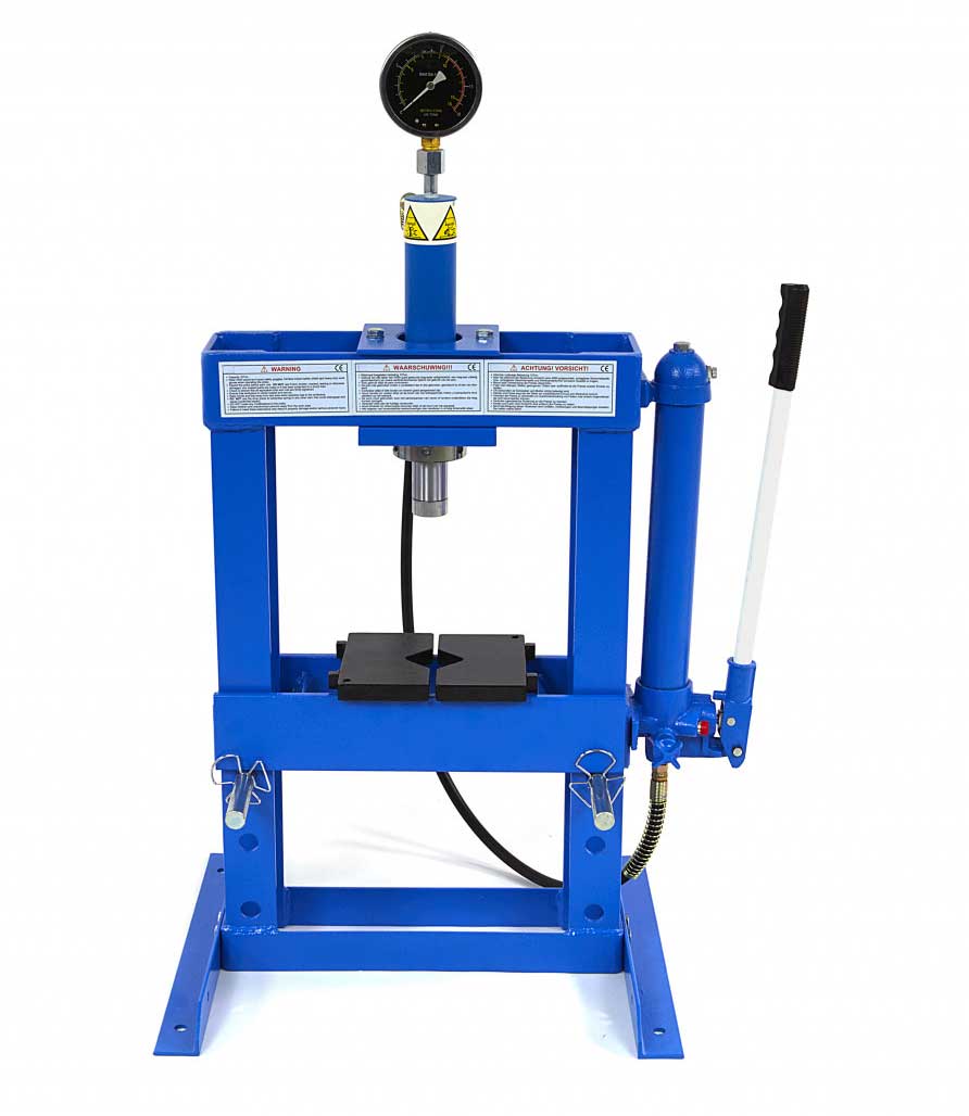 10t rámový dílenský hydraulický lis, 50 kg