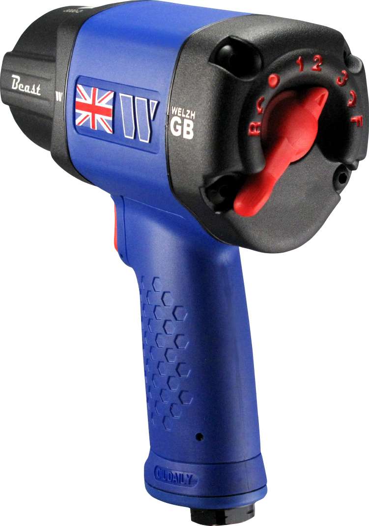 Utahovák pneumatický úderový  1/2", 1982 Nm, (The Beast) Edice Britannia, Welzh