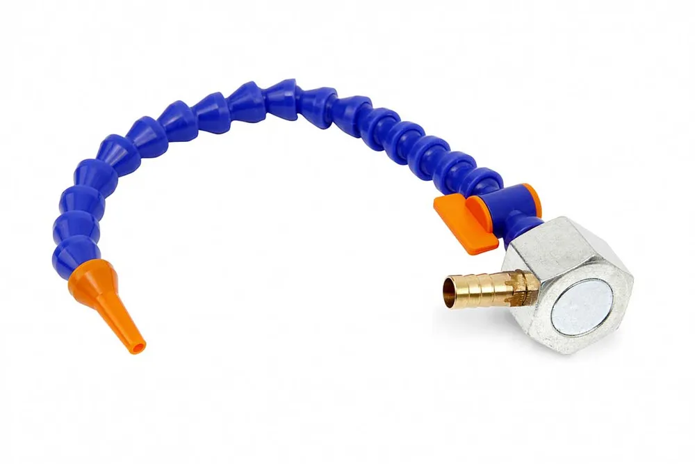 Flexibilní hadička chlazení s magnetickou základnou, 2 trysky a kohoutek