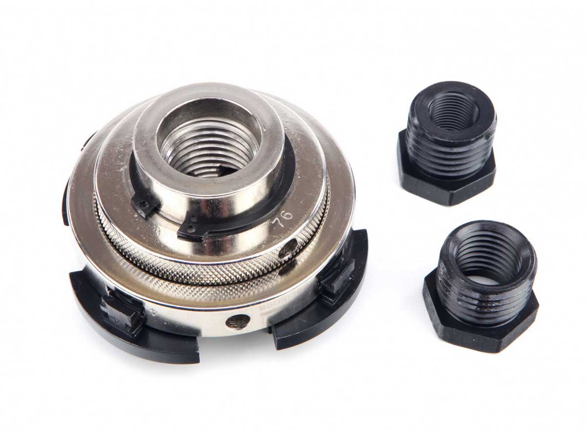 Samocentrovací sklíčidlo CK 4 - 4 N pro soustruh na dřevo, 100 mm, s adaptéry a příslušenstvím