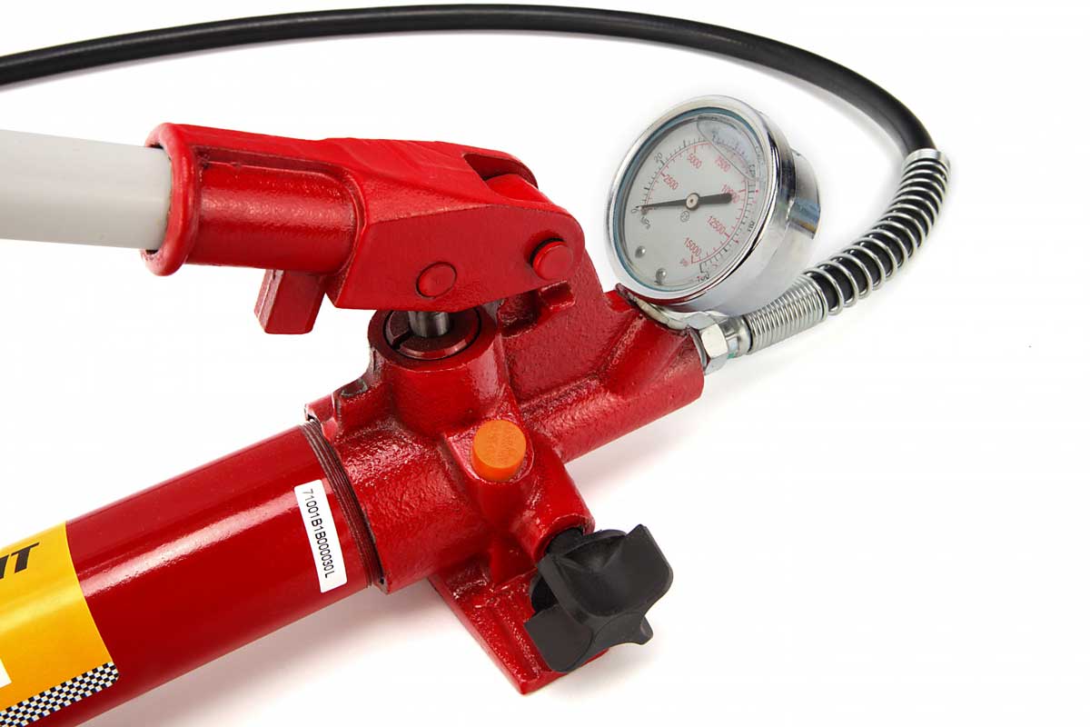 Hydraulická pumpa / pístnice 10t, s manometrem