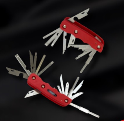 Sada přípravků na demontáž autorádií, 36 dílů, Welzh