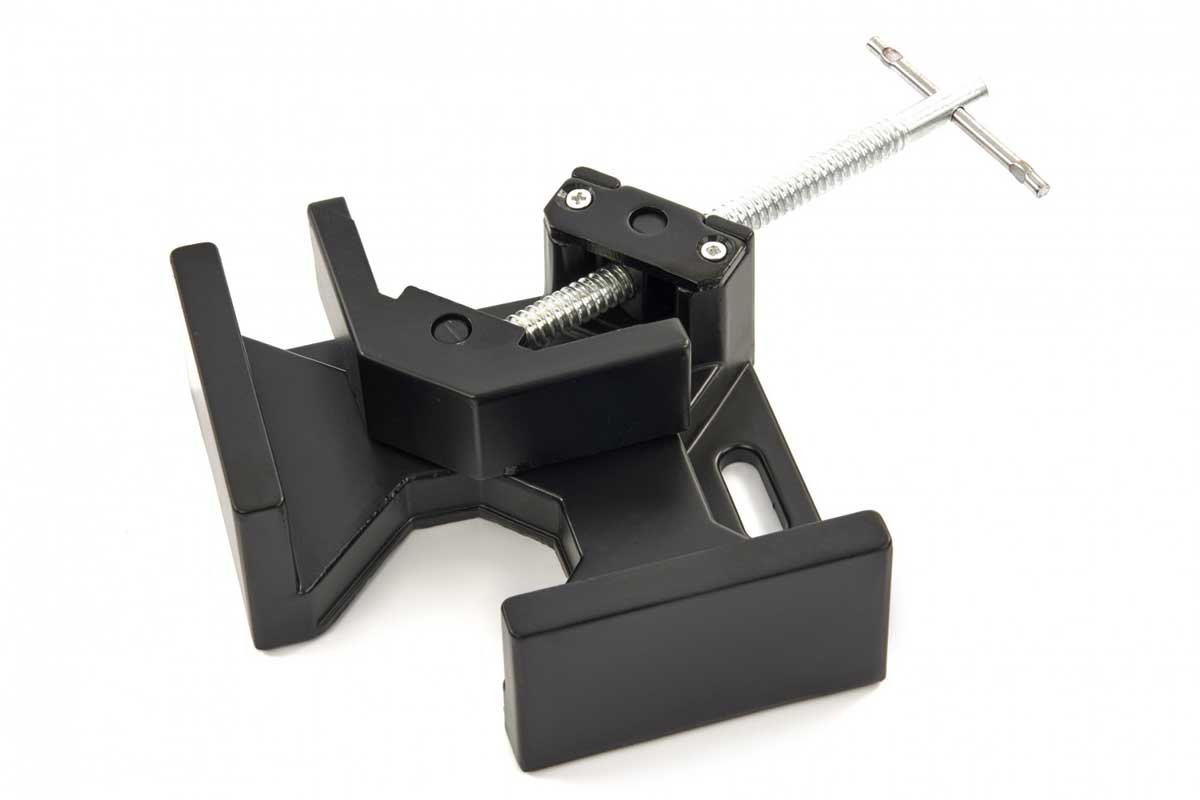 Úhlový svěrák z hliníkového odlitku 0 - 68 mm pro svařování v úhlu 90°