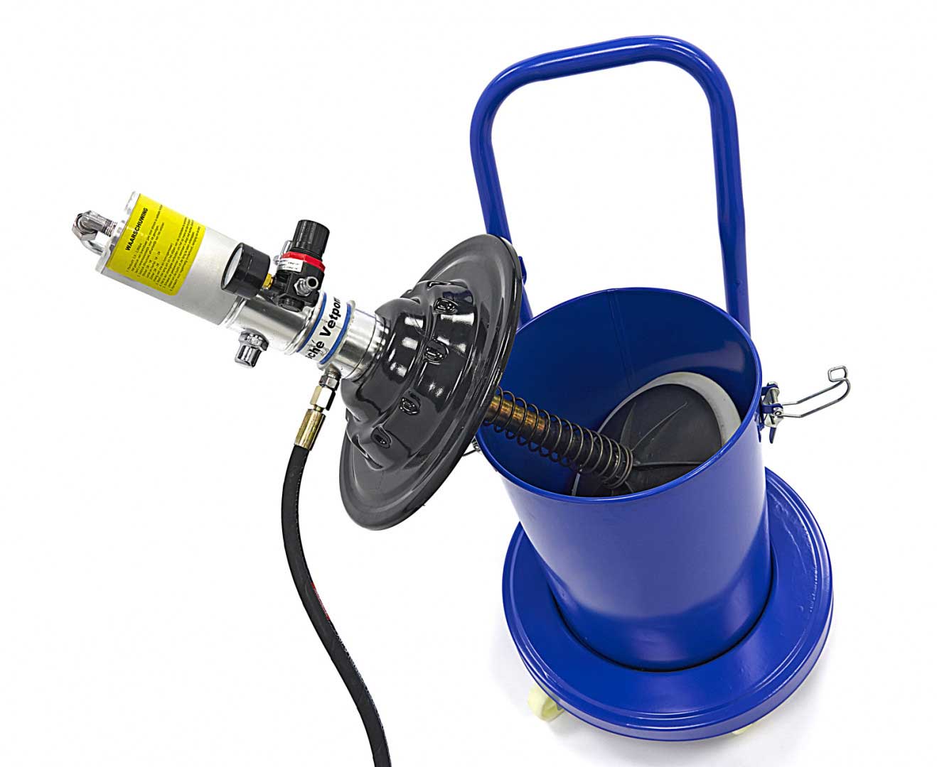 Mobilní vzduchová (pneumatická) maznice 20l, s tlakem 300 - 400 bar