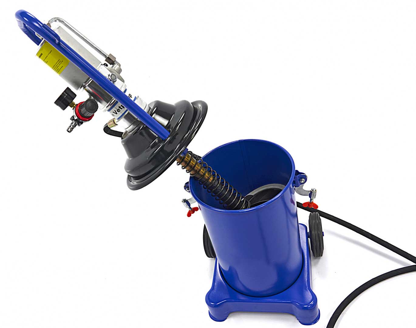 Mobilní vzduchová (pneumatická) maznice 12l, s tlakem 300 - 400 bar