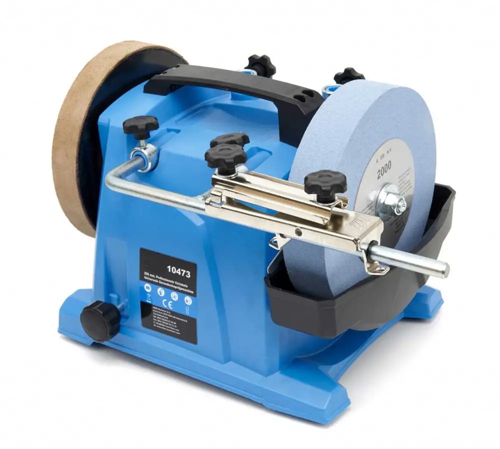 Universální bruska na nože a nástroje, 200 mm, variabilní otáčky, 8 kg