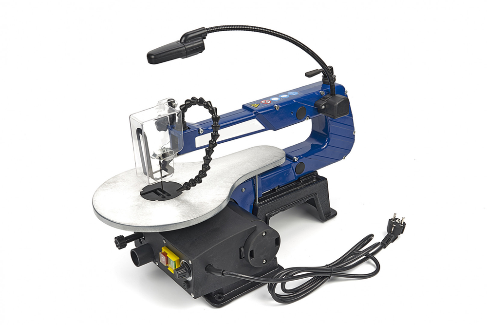 Elektrická lupínková/lupénková pila se světlem, variabilní rychlost řezání